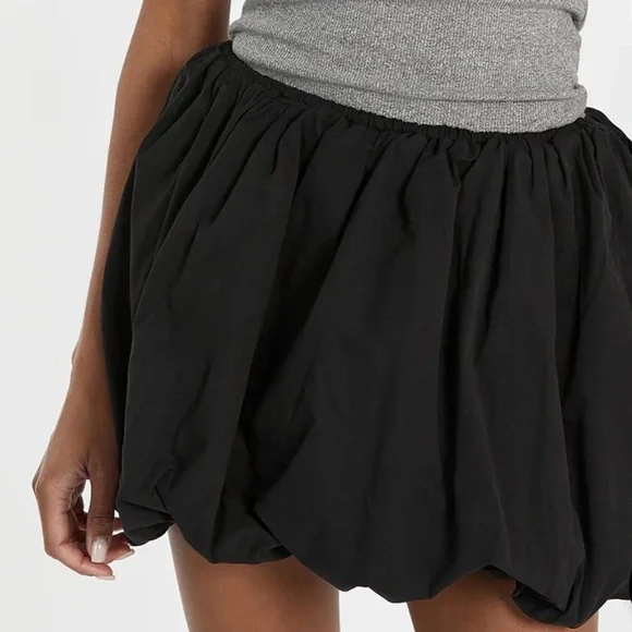 DISSH Mini Black Skirt Ruffled Elastic Waist Size 2-4 - Picture 3 of 8